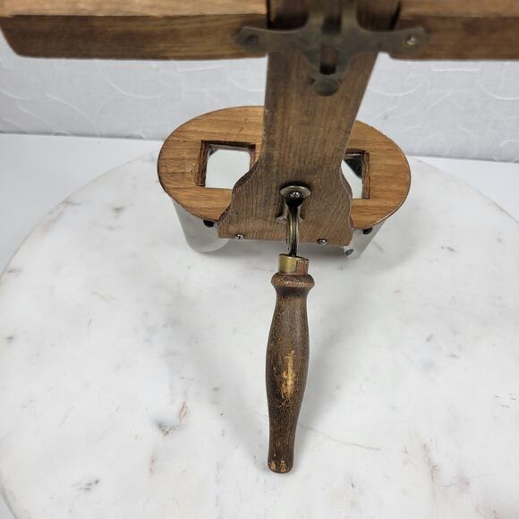Antique 1900's American‎ Stereoscope 12" Brown Wooden Postcard Viewer - Picture 9 of 16